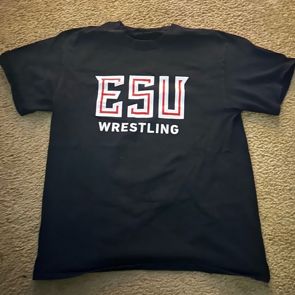 Other - Black ESU Wrestling T-Shirt